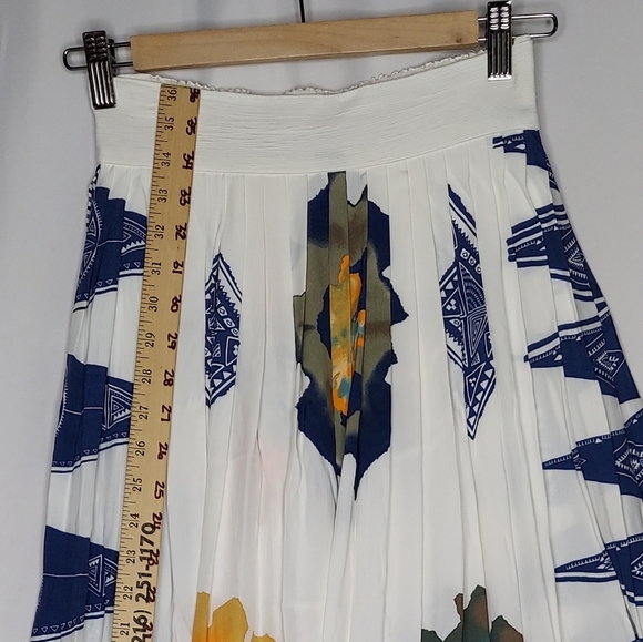 Dorothy Shoelen Skirt Set 6 Cropped Jacket Full A-Line Midi Abstract Floral Y2K - Picture 9 of 15